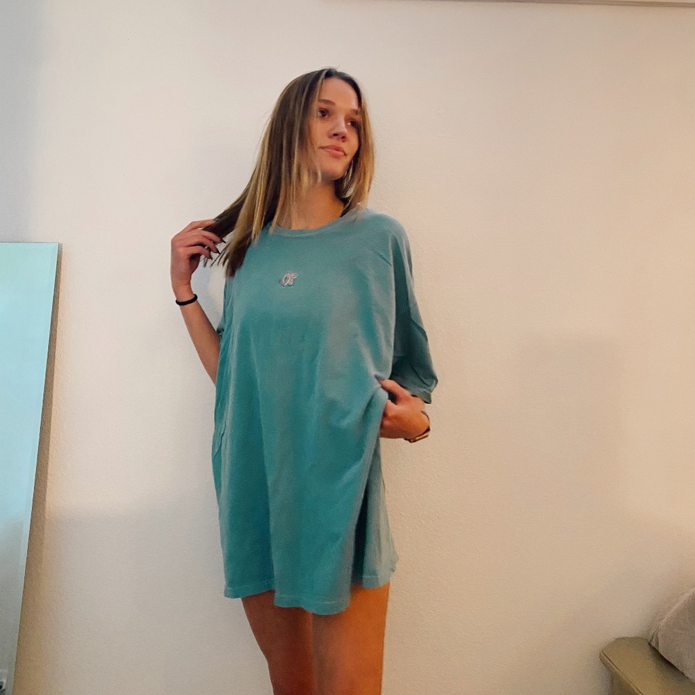 teal OF tee